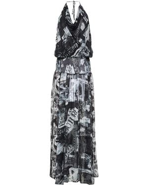 Versace Jeans Couture Maxi Dress Polyester - White