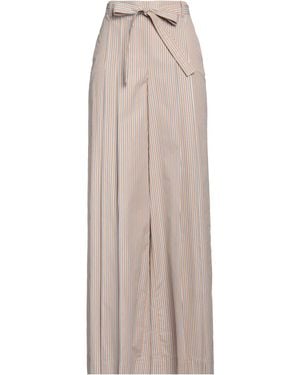 Alberta Ferretti Sand Trousers Cotton - Natural