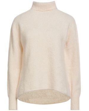 Drumohr Turtleneck Cashmere, Silk - White