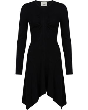 Isabel Marant Midi-Kleid - Schwarz