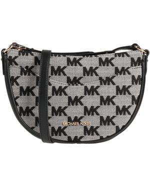 MICHAEL Michael Kors Cross-Body Bag Textile Fibers, Leather - Black