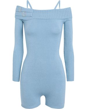 Frankie's Bikinis Jumpsuit - Blue