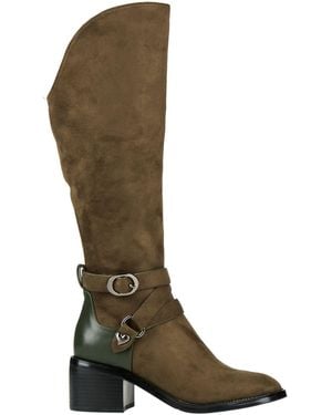 Braccialini Military Boot Textile Fibers, Synthetic Material - Brown