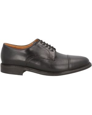BERWICK  1707 Dark Lace-Up Shoes Leather - Gray