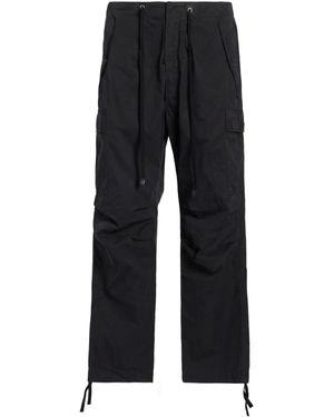 Tom Ford Pants Cotton, Calfskin - Black