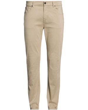 7 For All Mankind Trousers Cotton, Modacrylic, Polyester, Elastane - Natural