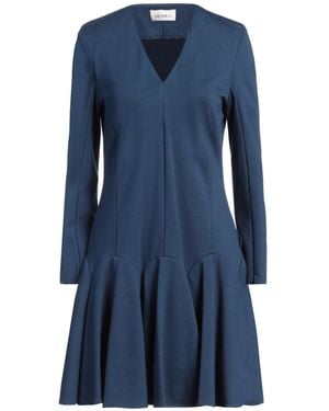 MEIMEIJ Mini Dress Viscose, Polyamide, Elastane - Blue
