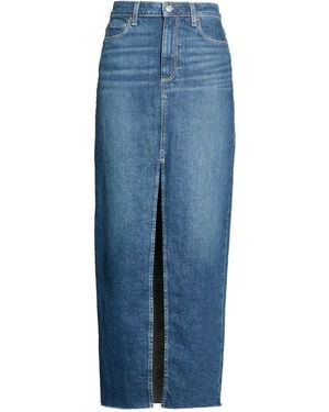 PAIGE Denim Skirt Cotton, Elastane - Blue