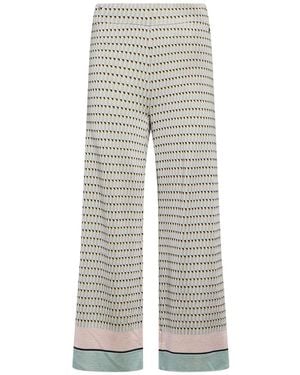 Marc Cain Light Pants Viscose, Cotton - Gray