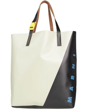 Marni Handbag Textile Fibres - Natural
