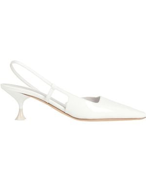 3Juin Court Shoes Leather - White