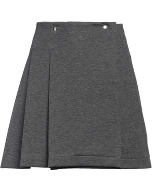 Plan C Mini Skirt Cotton, Polyamide - Grey