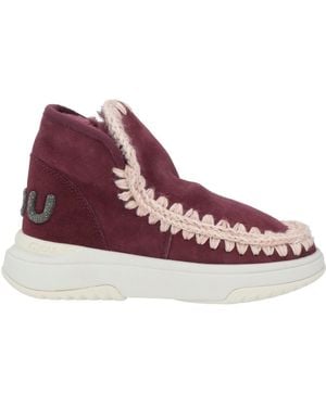 Mou Botines De Caña Alta - Morado
