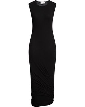 Jil Sander Midi Dress Cotton - Black