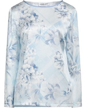 Leonard Paris Top Silk, Elastane - Blue