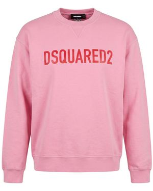 DSquared² Sweatshirt Cotton, Elastane - Pink