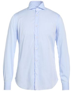 Barba Napoli Sky Shirt Cotton - Blue