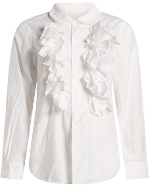 Comme des Garçons Shirt Polyester - White