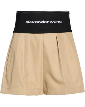 Alexander Wang Shorts & Bermuda Shorts Cotton, Nylon, Polyester, Rubber - Natural
