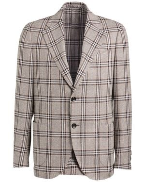Lardini Blazer Wool, Silk - Gray
