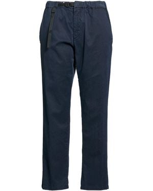 White Sand Pants Cotton, Tencel, Silk, Elastane - Blue