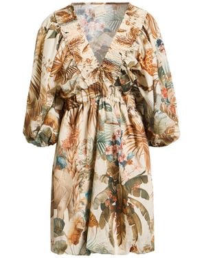 Angela Davis Mini Dress Cotton - Natural