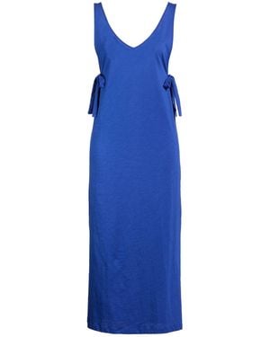 Des Petits Hauts Midi Dress Cotton - Blue