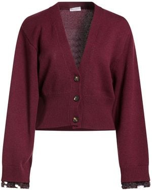 Brunello Cucinelli Strickjacke - Rot