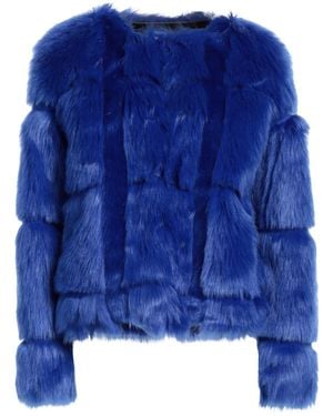 Silvian Heach Shearling- & Kunstfell - Blau