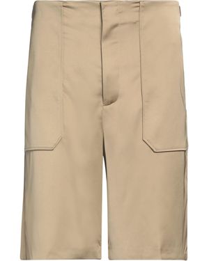 Roberto Collina Military Shorts & Bermuda Shorts Polyester - Natural