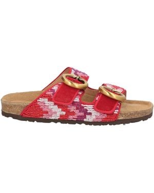 Maliparmi Sandals Leather - Red
