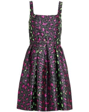 Christopher Kane Mini Dress Silk - Purple