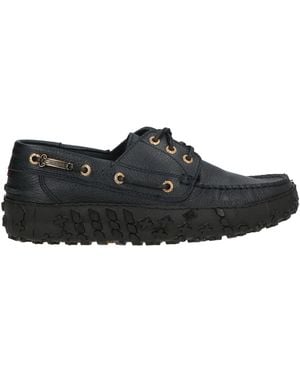 Tommy Hilfiger Lace-Up Shoes Leather - Black