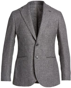 Luigi Bianchi Blazer Wool, Linen, Silk - Gray