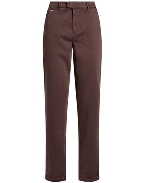 Tramarossa Trousers Cotton, Polyester, Elastane - Brown