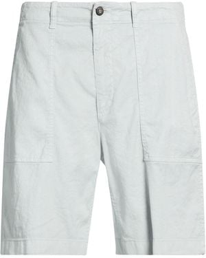 Eleventy Denim Shorts Linen, Cotton, Elastane - Gray