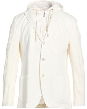 Eleventy Jacket Linen, Cotton - White
