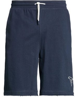 Fred Mello Midnight Shorts & Bermuda Shorts Cotton, Polyester - Blue