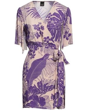 Pinko Mini Dress Viscose - Purple