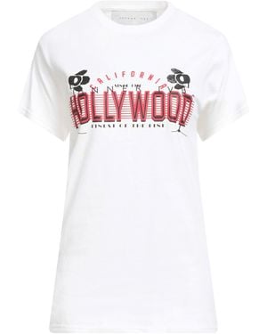 Conner Ives T-Shirt Cotton, Swarovski Crystal - White