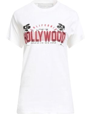 Conner Ives T-Shirt Cotton, Swarovski Crystal - White