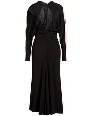 Victoria Beckham Maxi Dress Silk - Black