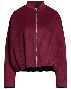 Kaos Burgundy Jacket Polyester, Viscose - Red
