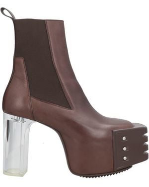 Rick Owens Ankle Boots - Brown