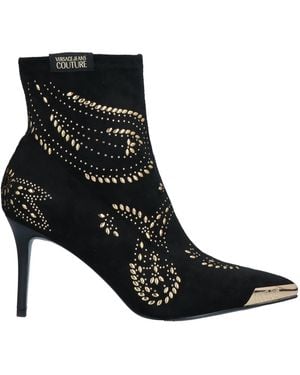 Versace Jeans Couture Botines De Caña Alta - Negro