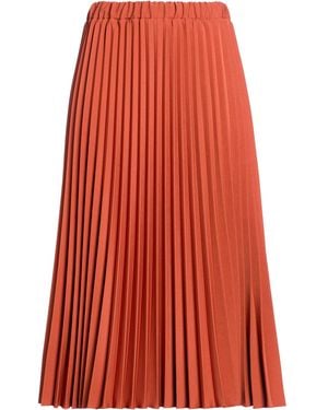ViCOLO Midi Skirt Polyester, Elastane - Red