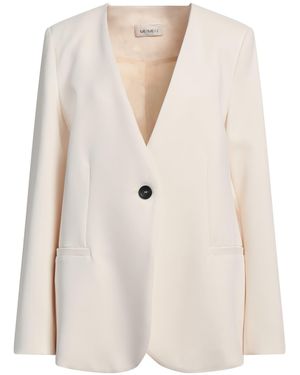 MEIMEIJ Blazer Viscose, Elastane, Acetate - White