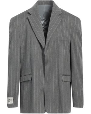 FAMILY FIRST Blazer Polyester, Viscose, Wool, Elastane - Grey