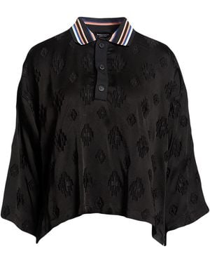 Marcelo Burlon Top Polyester, Viscose - Black