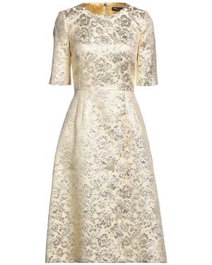 Dolce & Gabbana Midi Dress - Natural